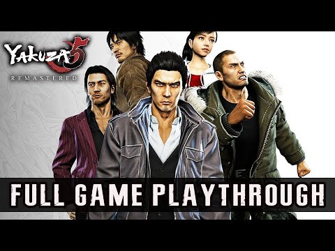 YAKUZA 5 REMASTERED – FULL GAME | Gameplay Movie Walkthrough【No Commentary】