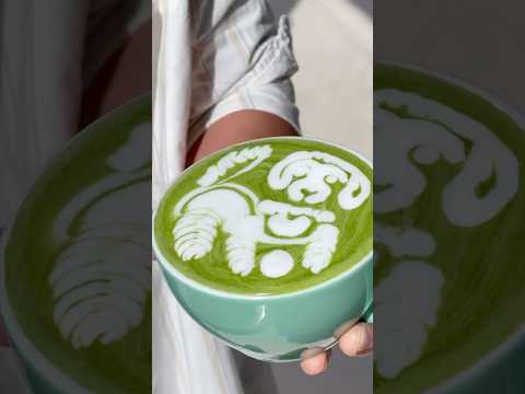 Dog latteart #matcha #dog #shorts #latteart #shortvideo