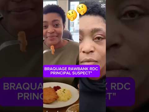 BRAQUAGE RAWBANK KINSHASA La suspecte présumée a été appréhendée #braquage #bank #rdc