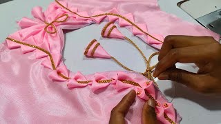 Model blouse design| Cutting & Stitching back neck blouse design|Latest blouse designs|Blousedesigns