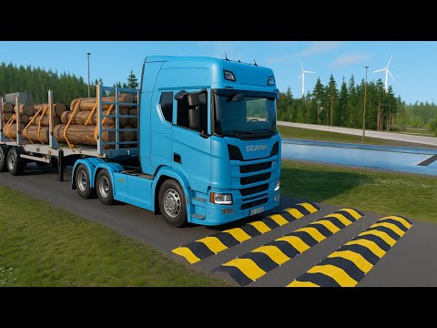 Trucks vs Speed Bump#1