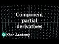 Partial Derivatives in Vector Fields
