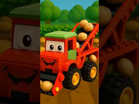 Car Songs 🏍️🚌🚛 Wild Ride Parade with Fun Sounds, Potato Harvester to Dragster 🎵 Best Rhymes for Kids