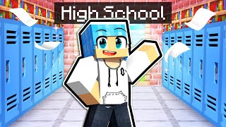 Mon 1ER JOUR au LYCÉE dans MINECRAFT ! (Je fous le bordel)
