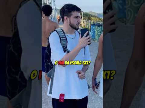 E vocรช prefere 6x1, 5x2 ou 4x3? Comenta aqui #dinheiro #trabalho #Entrevista #viral