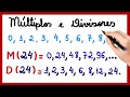 Divisores e Múltiplos de Números