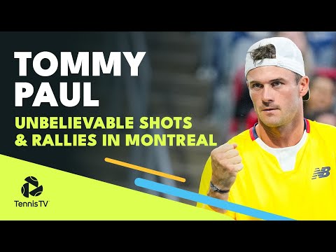 Unbelievable Tommy Paul Shots & Rallies | Montreal 2022