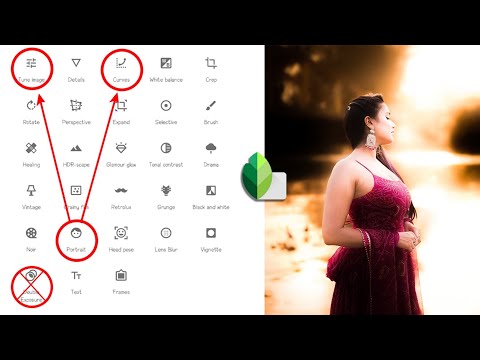 Snapseed Sunset Look Photo Editing Tutorial