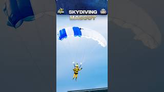 Savannah Bananas Mascot Jumps into Stadium with The Wings of Blue #shortsfeed#Airforce#America250