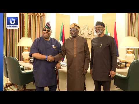 Gov Adeleke Visits Tinubu After Osun Election Victory