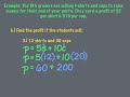 Writing Linear Equations from Word Problems