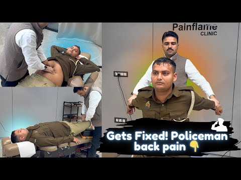 POLICE OFFICER WITH SLIPPED DISC GETS SHOCKING ADJUSTMENT Dr. Harish Grover