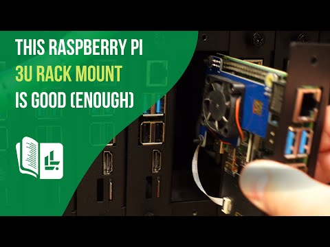 This 19" 3U Raspberry Pi Rack Mount is Good (Enough)