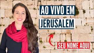 ISRAEL COM ALINE AO VIVO DE JERUSALÉM!