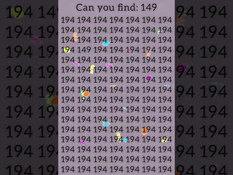 Can you find 149 ?