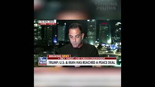President Trump announces the US and Iran’s peace deal is now COMPLETE