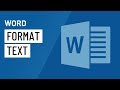 Microsoft Word Formatting Quiz