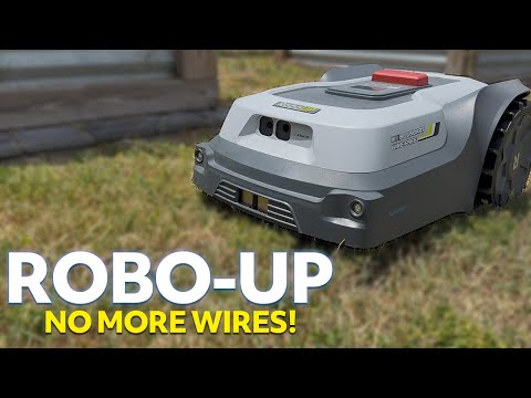 RoboUp T1200 Robotic Lawn Mower | No More Wires!