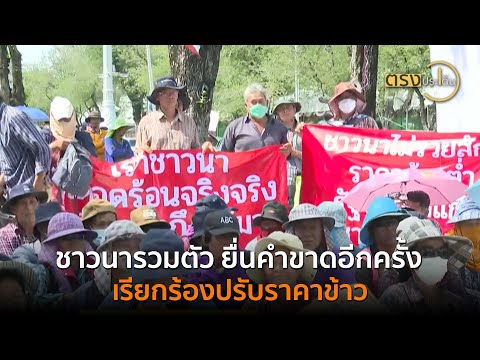 ชาวนารวมตัวยื่นคำขาดอีกครั้ง เรียกร้องปรับราคาข้าว(4 มี.ค. 68) I ตรงประเด็น