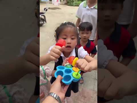 father brings seven ice-creams for the child