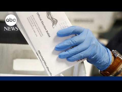 YouTube video thumbnail: Trump Says He Will Lead the Charge on Ending Mail-in Ballots