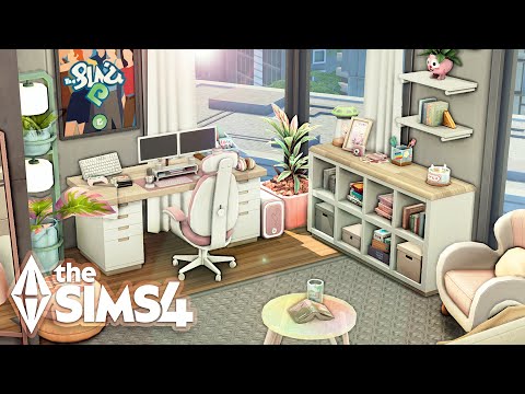 GIRLY GAMER APARTMENT 🎮🌸 | No CC | The Sims 4: Comfy Gamer Kit Speed Build