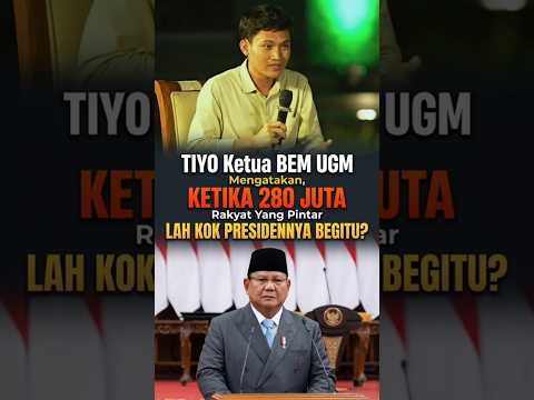 Tiyo ketua BEM UGM Mengkritik Tajam Presiden Mengenai Pernyataan Dollar