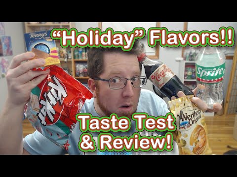 Trying Holiday Flavors! Coke, Sprite, KitKat & More! - Taste Test & Review - JT's J-Treats