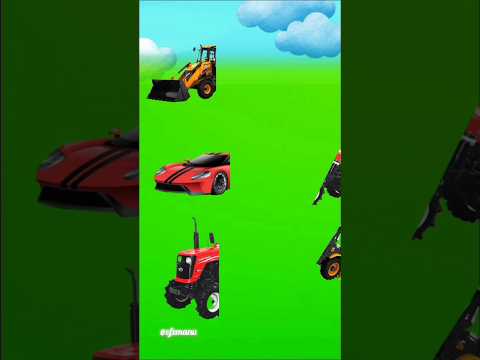 Car Jcb Traktar video😲 vfx magic video#shorts # youtube shorts#trending