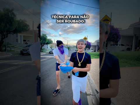 TÉCNICA PARA NÃO SER ROUB4DO: #shorts #humor