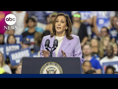 YouTube video thumbnail: Kamala Harris Relaunches, Rebrands Campaign Social Media Accounts