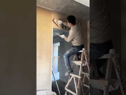 This mason does amazing plastering#shorts #shortvideo
