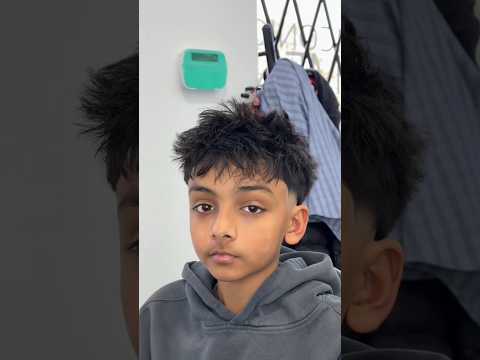 Do you think this haircut suits him?🤔 #shorts #haircut #hairstyle #barber #viral