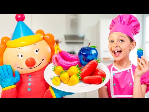 Песня-Челлендж: Цветная Еда и Забавные Приключения!