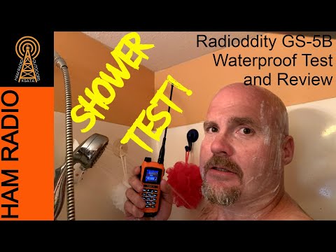 Radioddity GS-5B Waterproof Test and Review