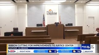 YouTube video thumbnail: New Daphne Courtroom Offers More Space, Security and Technology
