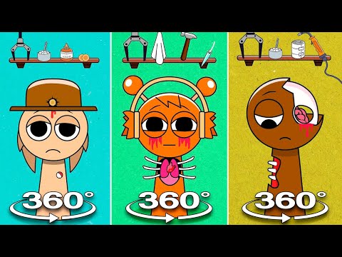 Incredibox Sprunki Rescue Brud, Tunner, Oren #sprunki #incredibox #sprunkiincredibox 360°