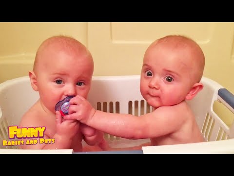 Try Not To Laugh 😂 FUNNY TROUBLE Twin Babies | Funny Baby Videos