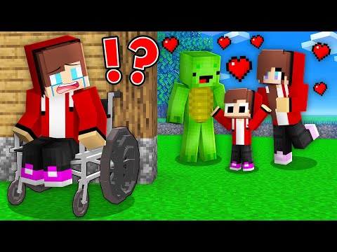 Why JJ's Wife KICK Disabled JJ Out The Family and Fell in Love Mikey in Minecraft Maizen!