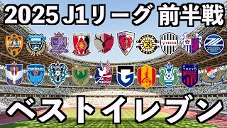 【2025年】J1リーグベストイレブン【前半戦】