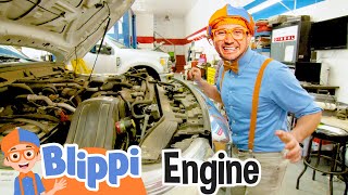 Big Day Out at the Truck Garage - Cars, Trucks, Vehicle | Blippi | Shows for Kids - Explore With Me!