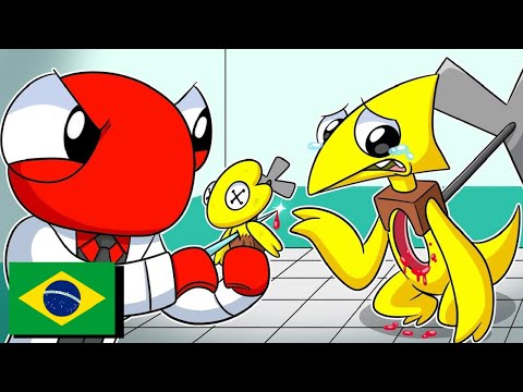 Os RAINBOW FRIENDS foram HIPNOTIZADOS!? (DUBLADO PT-BR) – Rainbow Friends 2 Animação