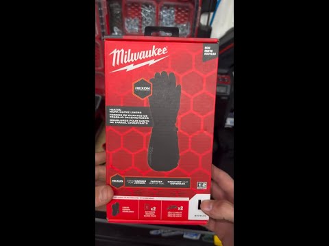 Heated Work Glove Liners| M701B Video Credit: @precsion.plumbing.and.drains