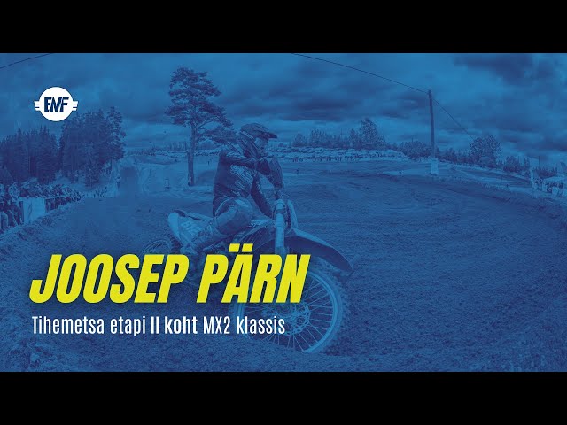 Arctic Sport MX Masters kolmas etapp toimus Tihemetsa krossirajal ning MX2 klassis saavutas teise koha Joosep Pärn. Võitis soomlane Onni Jaakonsaari ning kolmas oli Romeo Pikand.Jälgi EMF TV kanalit ning @eestimotosport instagrami kontot.Meid ühendab Motosport