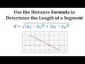 Distance Formula and Its Applications
