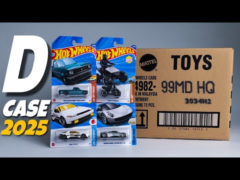 Unboxing Hot Wheels 2025 - D Case!