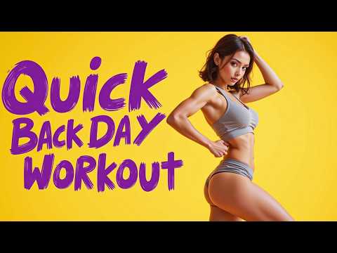 Quick Back Day Workout | 20-Minute Back Exercise Routine