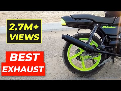 Best Exhaust For My Splendor !!  🏍️🏍️ 💨💨 🔥🔥
