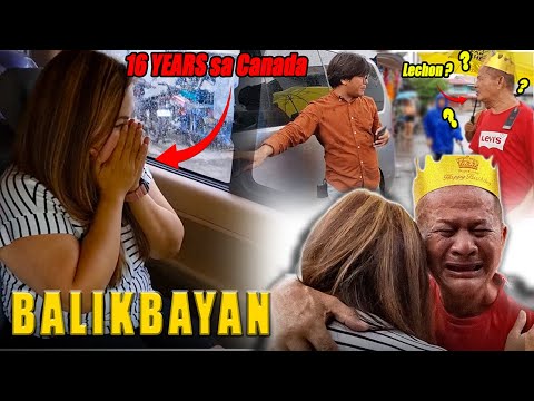 Anak, nag balikbayan para sorpresahin ang kanyang papa sa kaarawan nito.