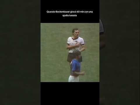 Quando Beckenbauer giocò 60 min con una spalla lussata #beckenbauer